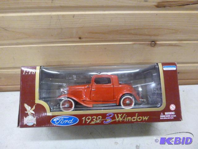 lot 28 image: 1932 Ford 3 Window Road Legends die cast car,...