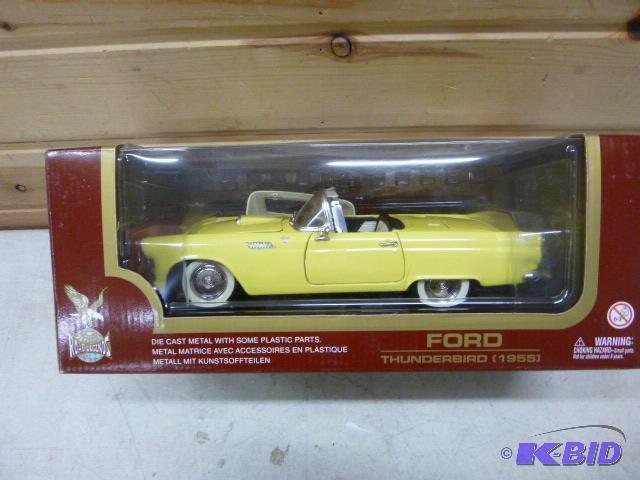 lot 31 image: 1955 Ford Thunderbird Road Legends die cast c...