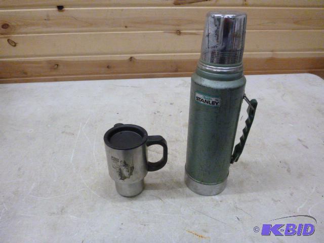 lot 53 image: Stanley Thermos and Stainless Mug...