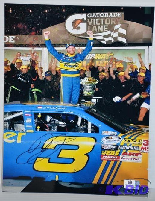 Dale Earnhardt&nbspJr. 8x10&quot &nbspauto...