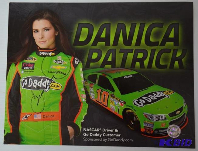 Danica Patrick 8x10&quot autographed photo C...