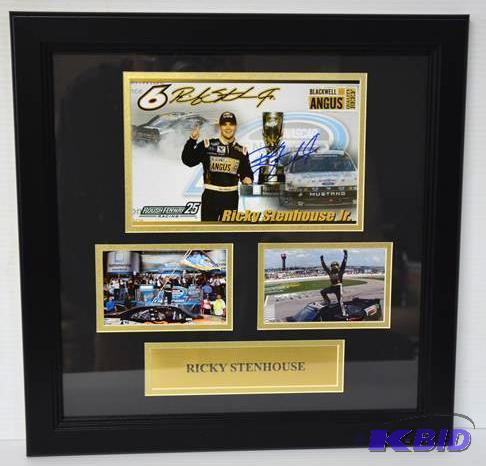 Ricky Stenhouse&nbspJr Custom Framed Display...