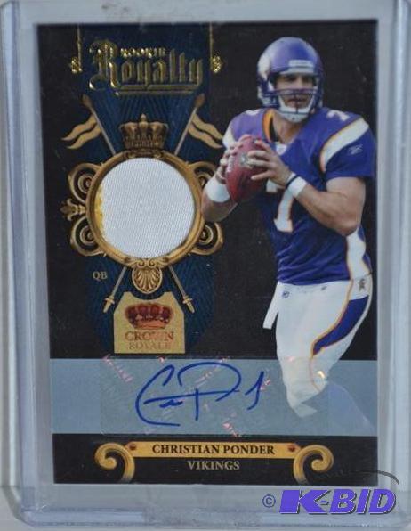 CHRISTIAN PONDER &nbsp2011 CROWN ROYALE ROOK...