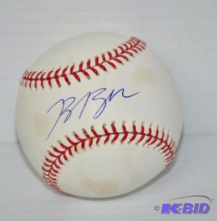 Ryan Braun autographed baseball OMLB authenti...