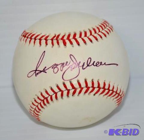 Reggie Jackson autographed baseball OMLB auth...