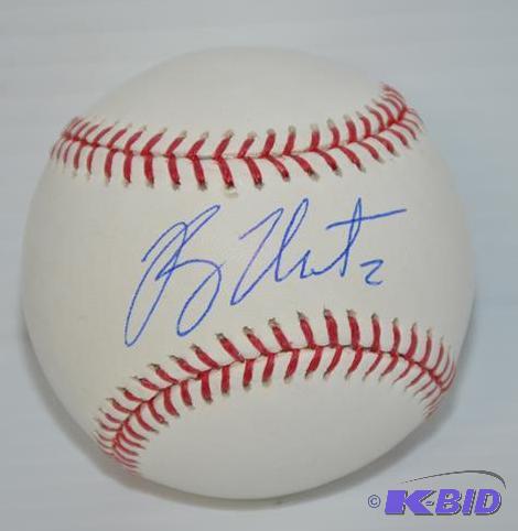 Ryan Theriot autographed baseball OMLB authen...