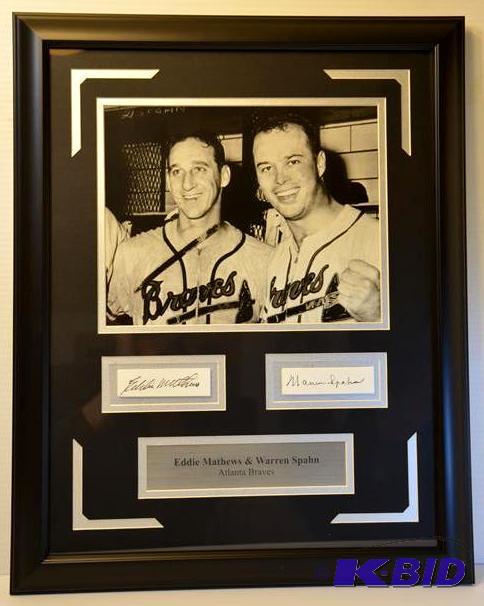 Eddie Mathews &amp Warren Spahn&nbsp&quotA...