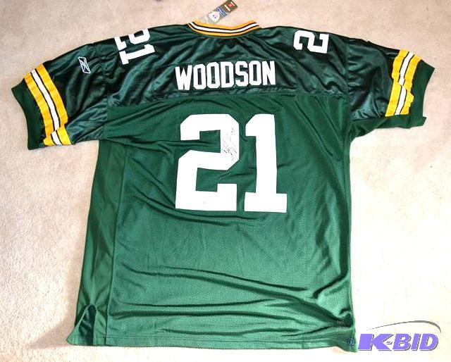 Charles Woodson autographed jersey Green Bay ...