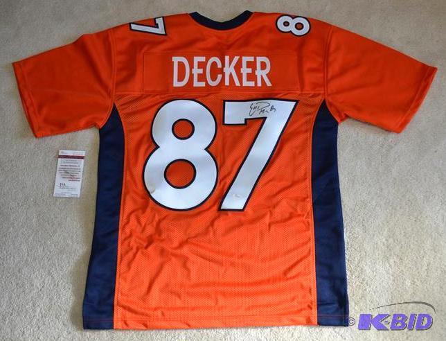 Eric Decker autographed jersey size XL Denver...