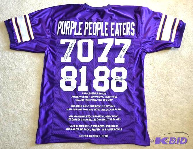 Autographed &quotPurple People Eaters&quot ...