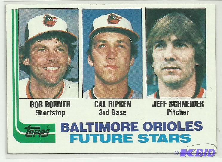 1982 Topps Cal Ripken Jr Rookie Card #21