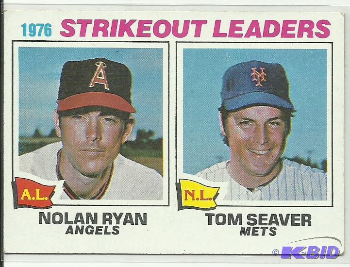 1977 Topps Nolan Ryan  Tom Seaver Dual Card #6