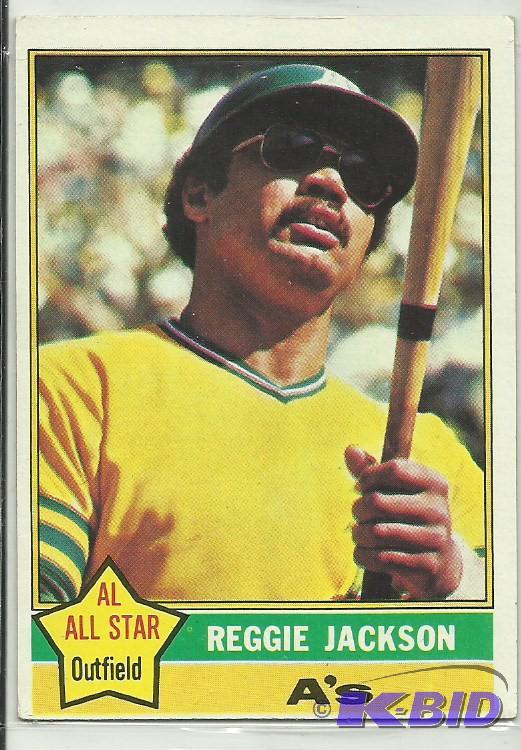1976 Topps Reggie Jackson Card #500