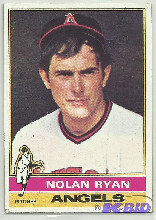 1976 Topps Nolan Ryan Card #330