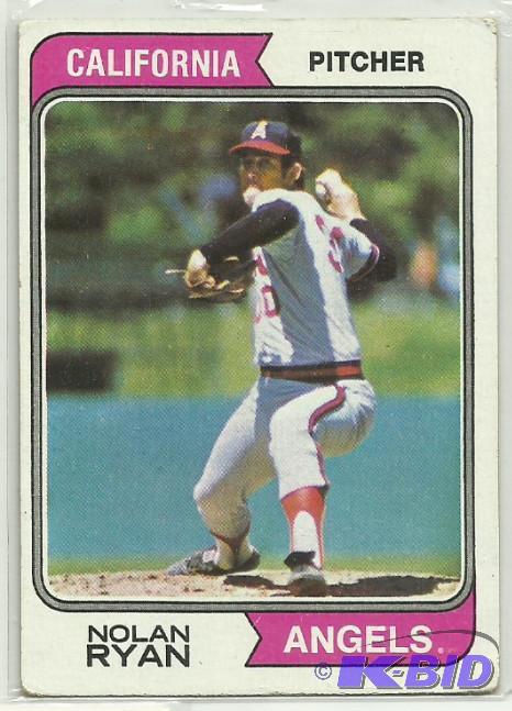 1974 Topps Nolan Ryan Card #20