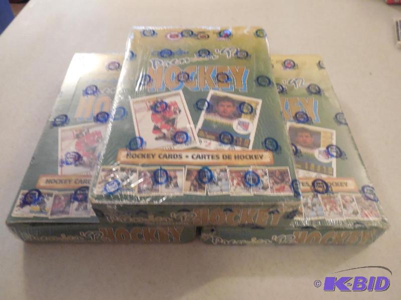 (3) 1992 O-Pee-Chee Hockey wax boxes, new sealed