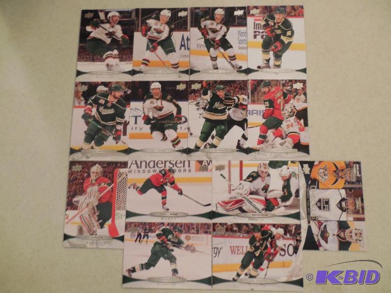 201112 Upper Deck Minnesota Wild Team Set