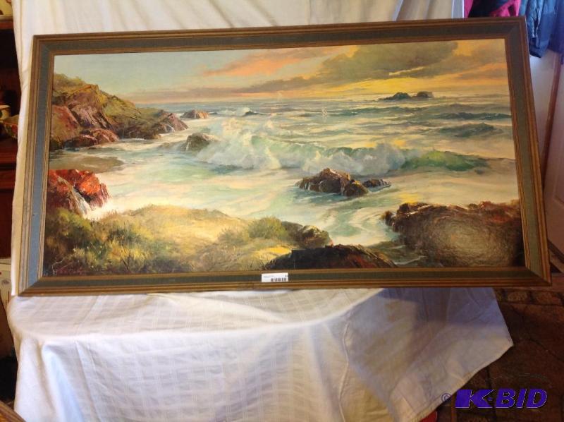 lot 10 image: Artwork - Seascape