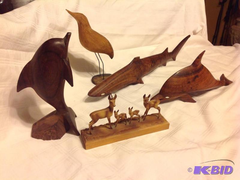 lot 31 image: Wooden Sculptures