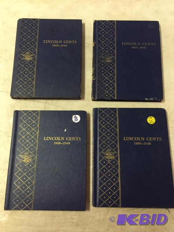 Lincoln cent books(incomplete as pictured)