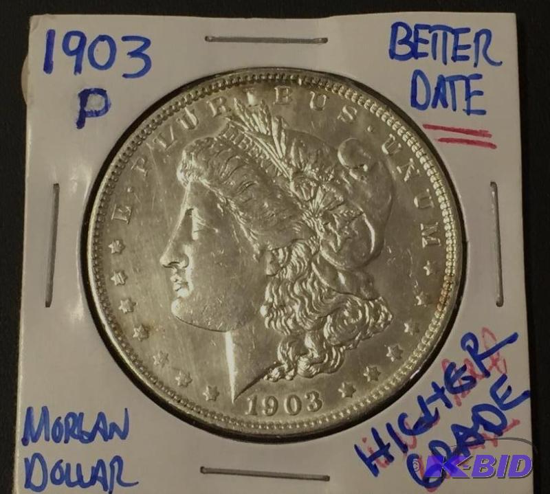 1903p Morgan Silver Dollar