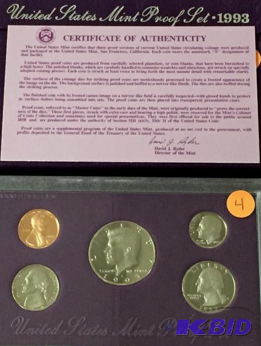 1993 proof set