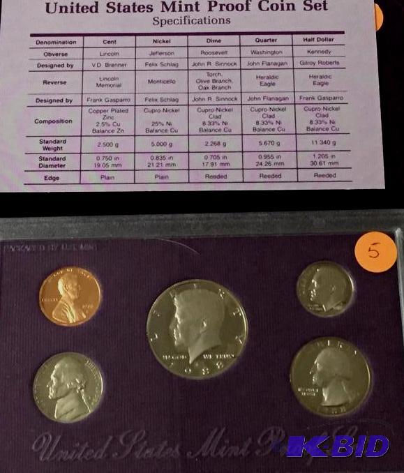 1988 proof set
