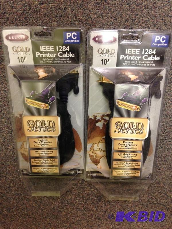 Lot of (2) BRAND NEW Belkin Gold Series IEEE ...