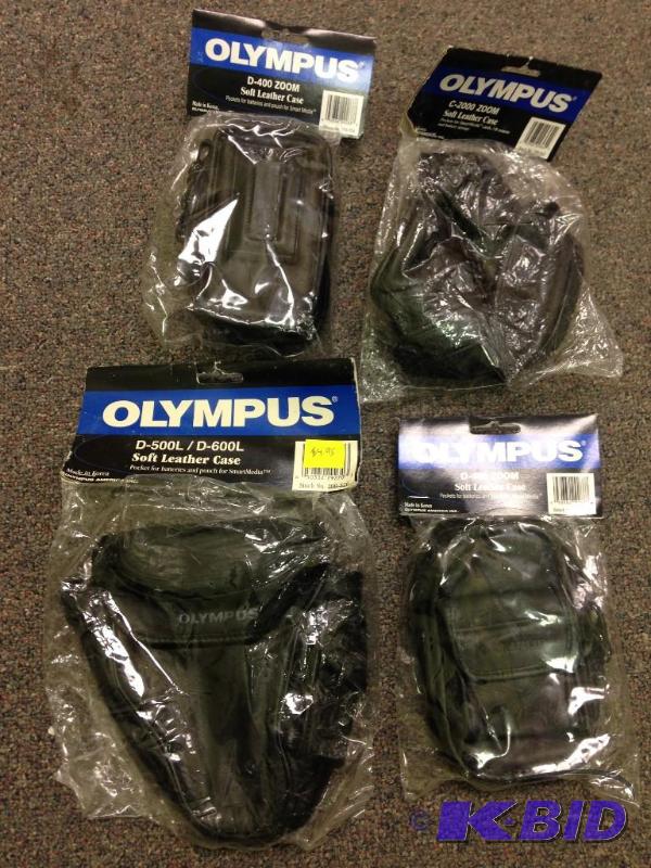 Lot of (4) BRAND NEW Olympus Soft Leather Cam...