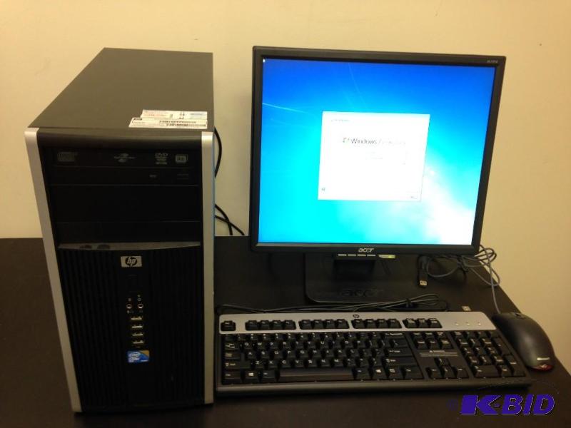 HP Compaw 6000 Pro Desktop Computer Runs Win...