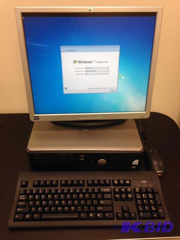 Dell Optiplex 360 Desktop Computer Runs Wind...