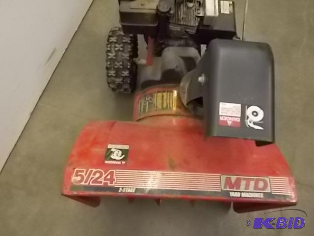 Yard machines 2024 5hp 24 snowblower