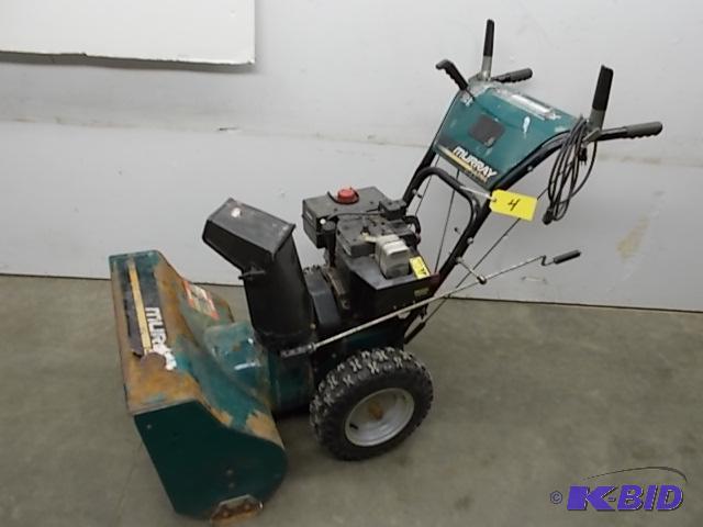 lot 4 image: Murray Ultra 27" 2-Stage Snow Blower, El...