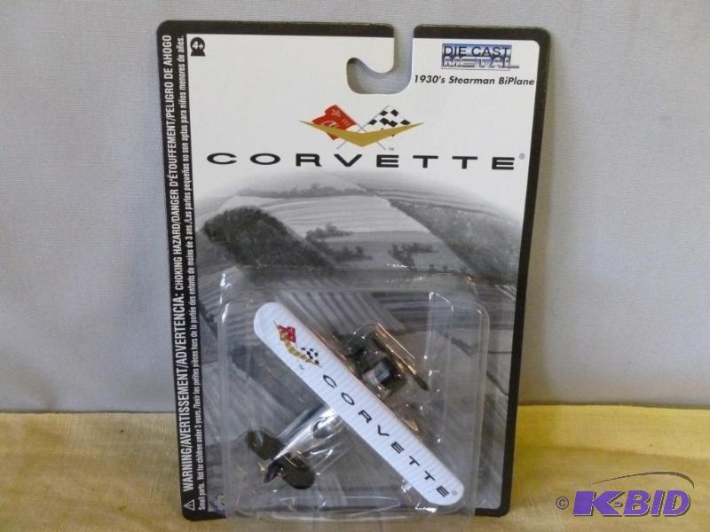 lot 25 image: Gearbox Toys 1930s Stearman Biplane - Corvet...