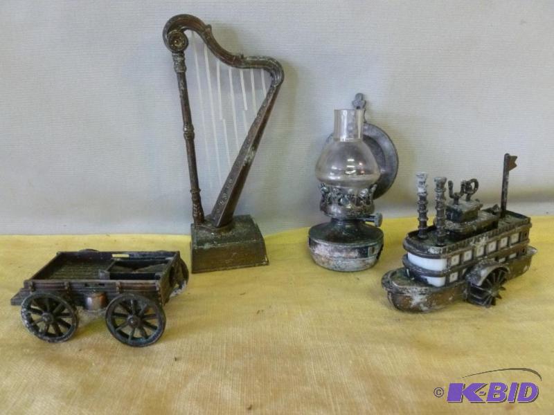 lot 50 image: Lot of four collectible die cast metal pencil...