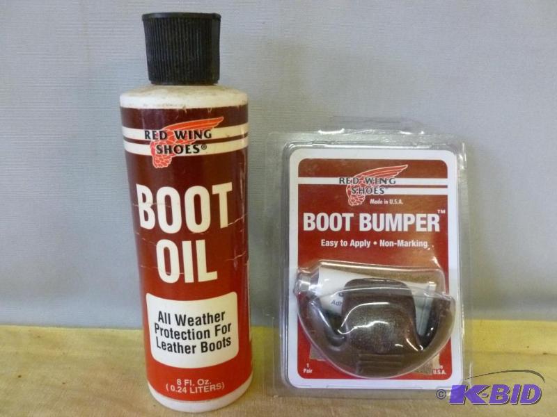 lot 66 image: Lot of Red Wing Boot items that includes a bo...