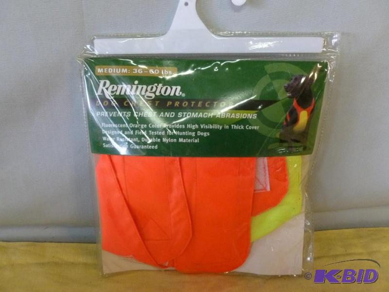 lot 71 image: Remington dog chest protector size medium 36-...