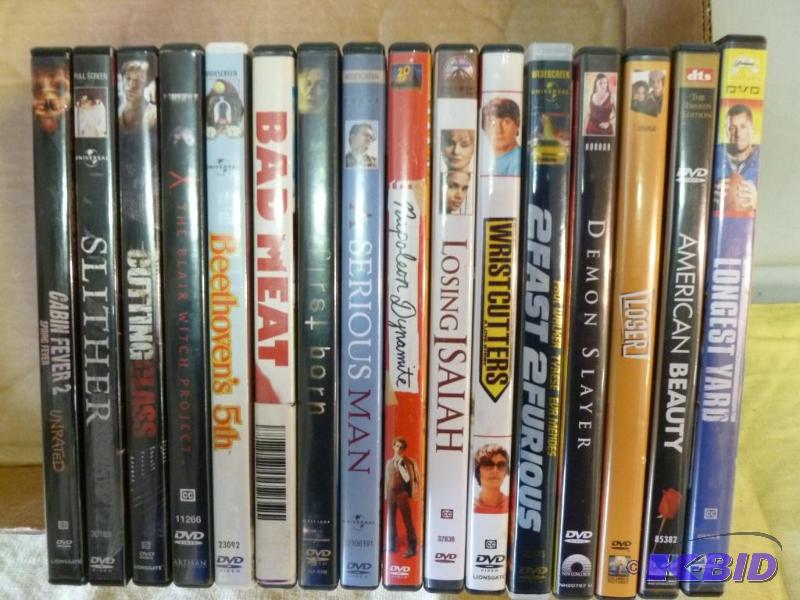 lot 75 image: Lot of 16 good DVD movies with case....