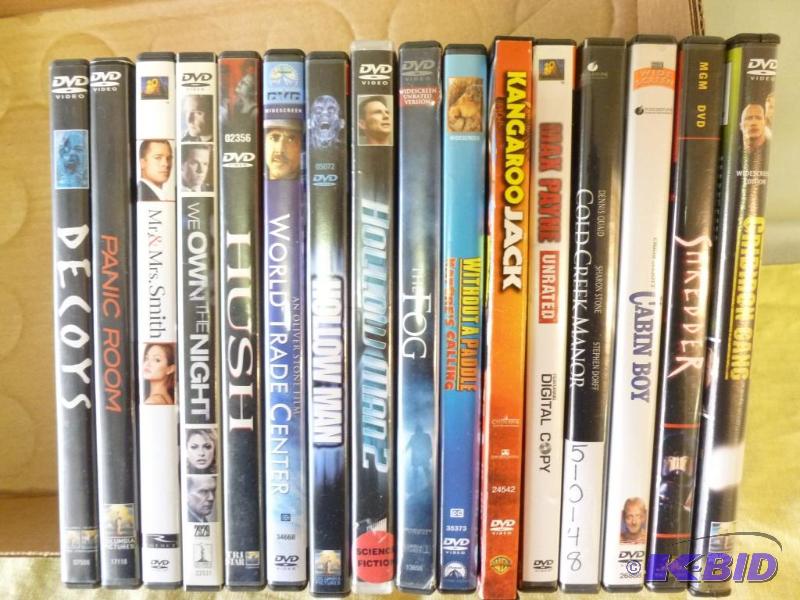 lot 76 image: Lot of 16 good DVD movies with case....