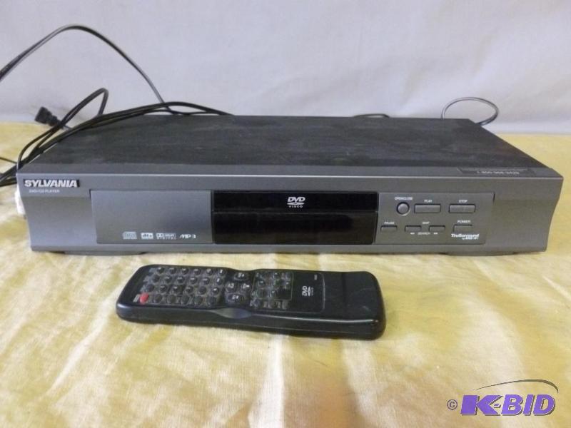 lot 79 image: Sylvania DVDCD Player with remote model DVL1...