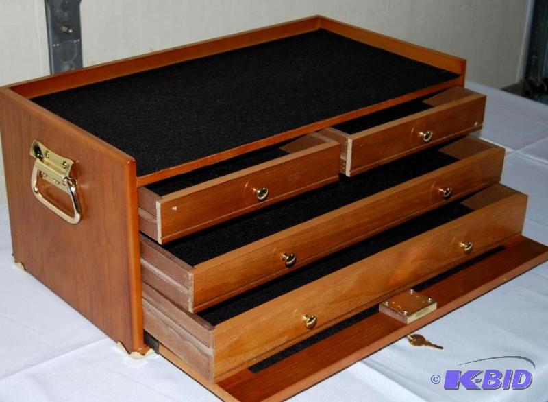 4 Drawer Storage Base, hardwood veneer, metal...