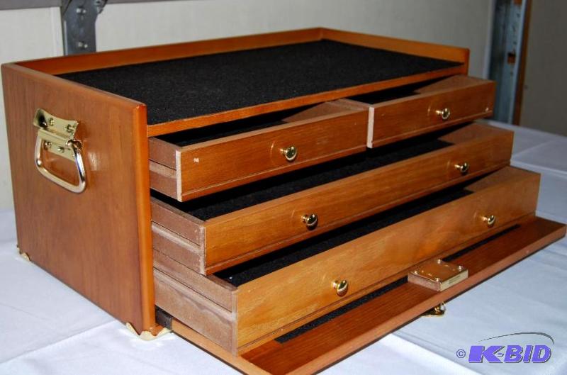 4 Drawer Storage Base, hardwood veneer, metal...