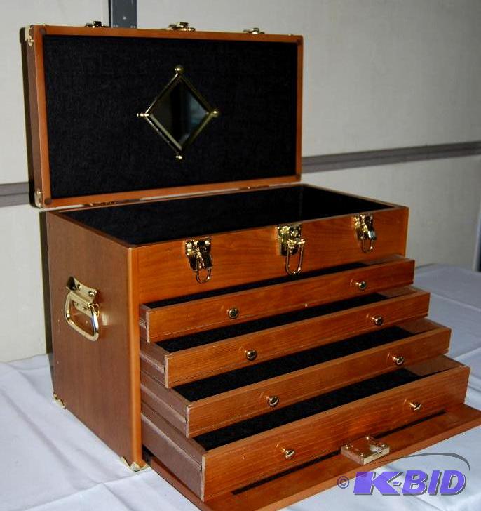 4 Drawer Storage Base, hardwood veneer, metal...