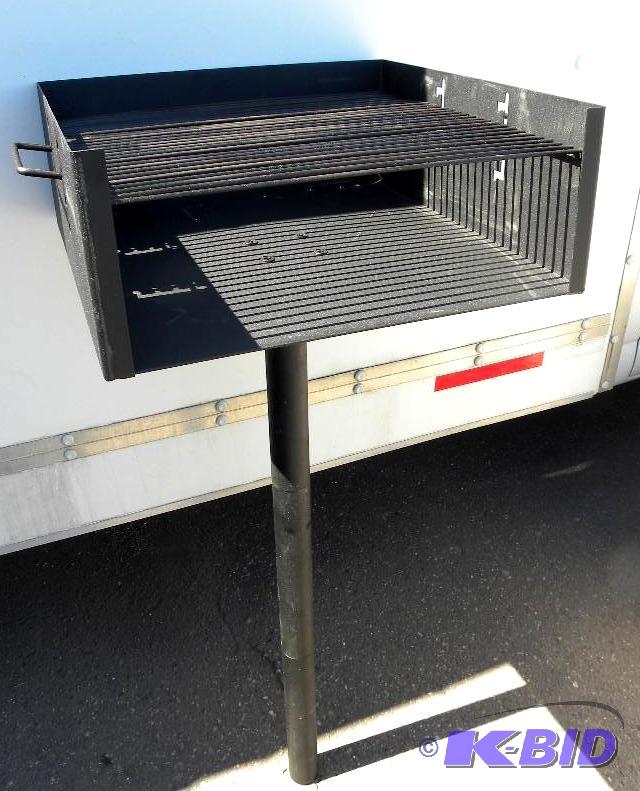 XL Park Style Grill, heavy duty steel bottom ...