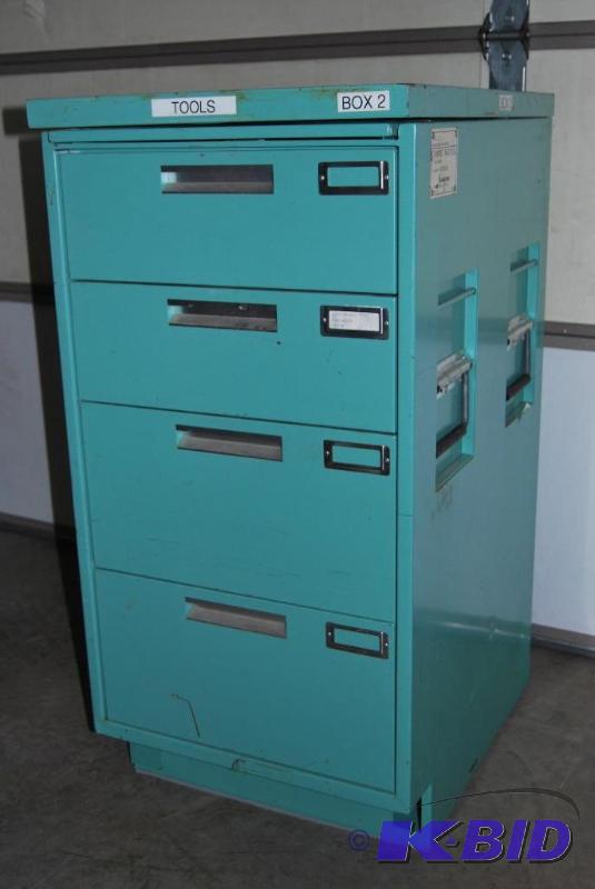 U.S. Military Surplus Medical 4 Drawer Cabine...