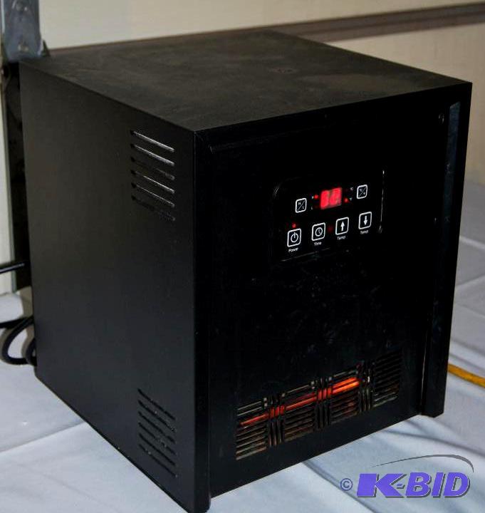 Compact 1500W Infrared Quartz Heater, LED dis...