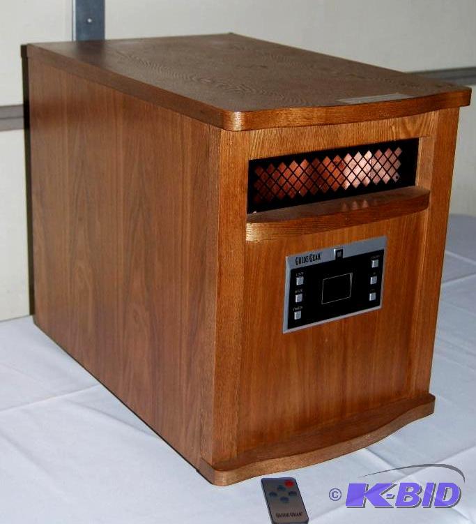 1500W Infrared Heater, all wood cabinet, 6 in...