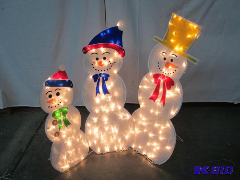 Alcove 3-pc. Holographic Snowman Set