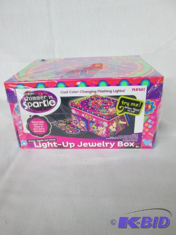 Cra-Z-Art Shimmer n Sparkle Light-Up Jewelry Box