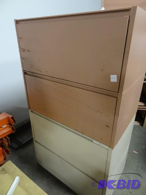 lot 121 image: 2 - 30" Lateral FIles No Tops...